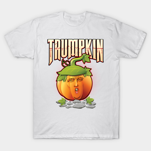 Trumpkin TShirt Funny Halloween Costume Trump Shirt T-Shirt-TOZ